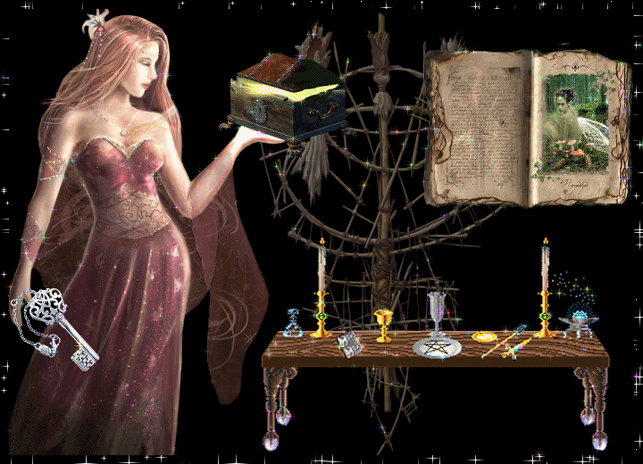 pagan witch magic glitter graphics clipart digital graphics